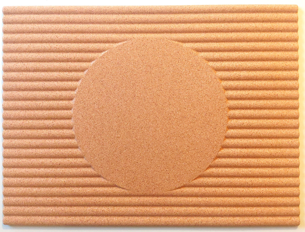 Bordstablett - kork med rundräfflad yta